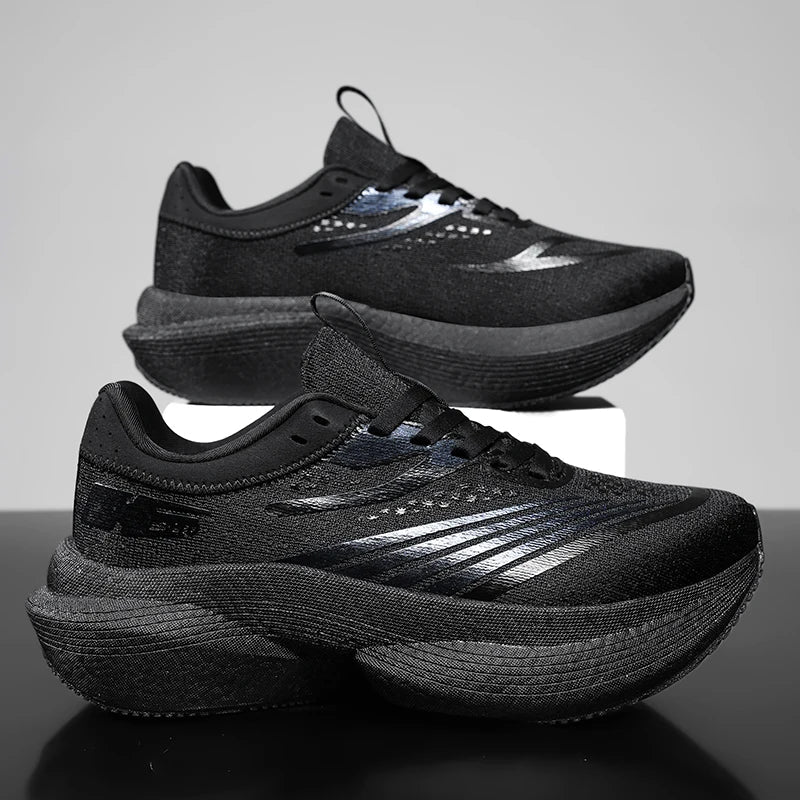 Running Shoes for Men Carbon Plate Professional Racing Marathon Training Running Sneakers Shock Absorption Sport Shoes for Women Good Vibrations