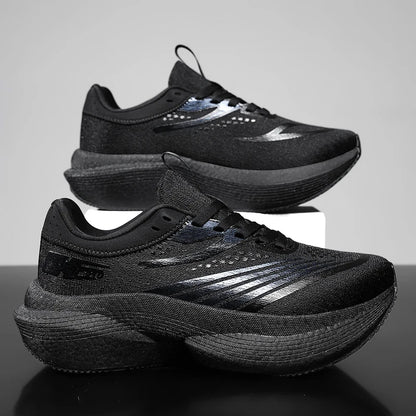 Running Shoes for Men Carbon Plate Professional Racing Marathon Training Running Sneakers Shock Absorption Sport Shoes for Women Good Vibrations