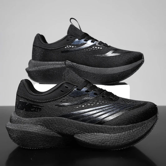 Running Shoes for Men Carbon Plate Professional Racing Marathon Training Running Sneakers Shock Absorption Sport Shoes for Women Good Vibrations