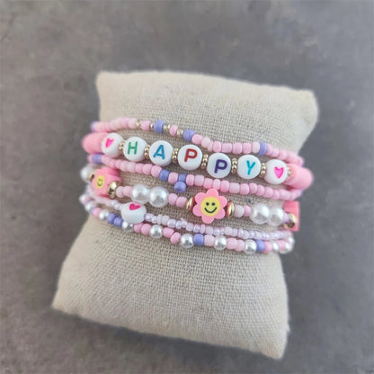 Bracelets Women Evil Eye Bracelet Summer Boho Tassel Chic Beads Pulseras Mujer Bohemian Jewelry Handmade Gift Good Vibrations