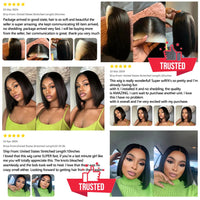 Glueless Bob Hair Wig Human Hair Ready To Wear Straight Transprent 4x4 Lace Closure Wigs For Women Glueless Wigs Human Hair Good Vibrations