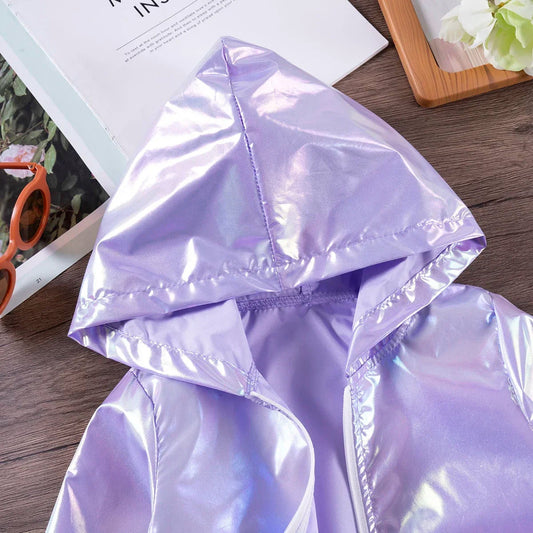 New 2024 Children's Summer Thin Jackets for Boys and Girls Leisure Colorful Hooded Children's Clothing Jackets Creative Clothing Good Vibrations