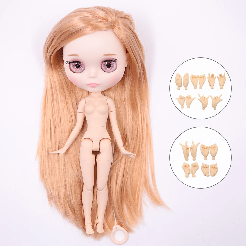 ICY DBS blyth doll 1/6 bjd toy joint body white skin shiny & matte face 30cm on sale special price toy gift anime doll Good Vibrations