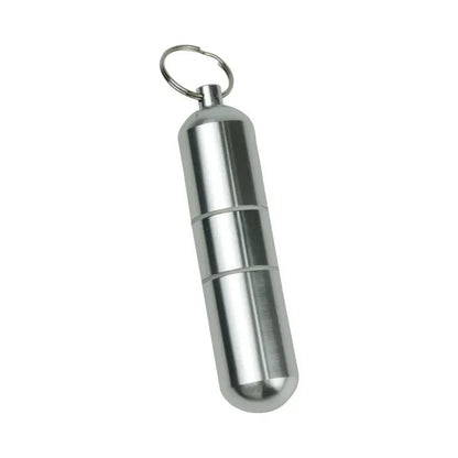 Silver Aluminum Alloy Cigarette Box Waterproof Cigarete Case Pill Toothpick Capsule Cigarette Accessory Mens Gift Gadgets Good Vibrations