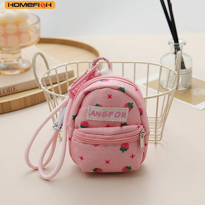 HOMEFISH Women's Bag Pendants Lipstick Earphones Mini Storage Bag Trendy Versatile Bag Accessories Multifunctional Coin Purses Good Vibrations