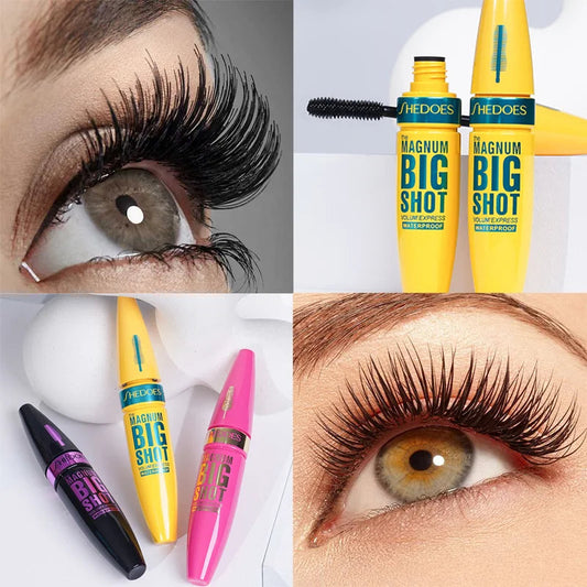 Black Thick eye black Lengthened Waterproof Sweat proof Lasting Lasting Lasting Mascara Setting Cream Good Vibrations