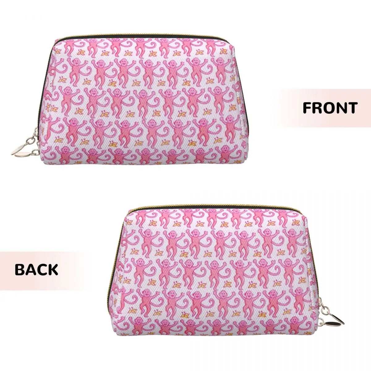 Preppy Roller Monkeys Rabbit Anime Women Cosmetic Bag Travel Makeup Organizer Pouch Toiletry Storage Dopp Kit Case Good Vibrations