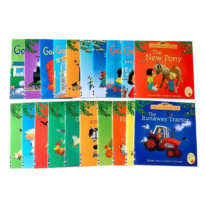20Books/set 15X15Cm Kids Usborne Picture Books for Children Baby Famous Story English Child Book Educativo Infantil Good Vibrations