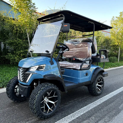 2/4/6/8 Seats Hunting Golf Cart Street Legal Electric off Road Golf Carts Car Buggy Golf Scooter Gocart Good Vibrations
