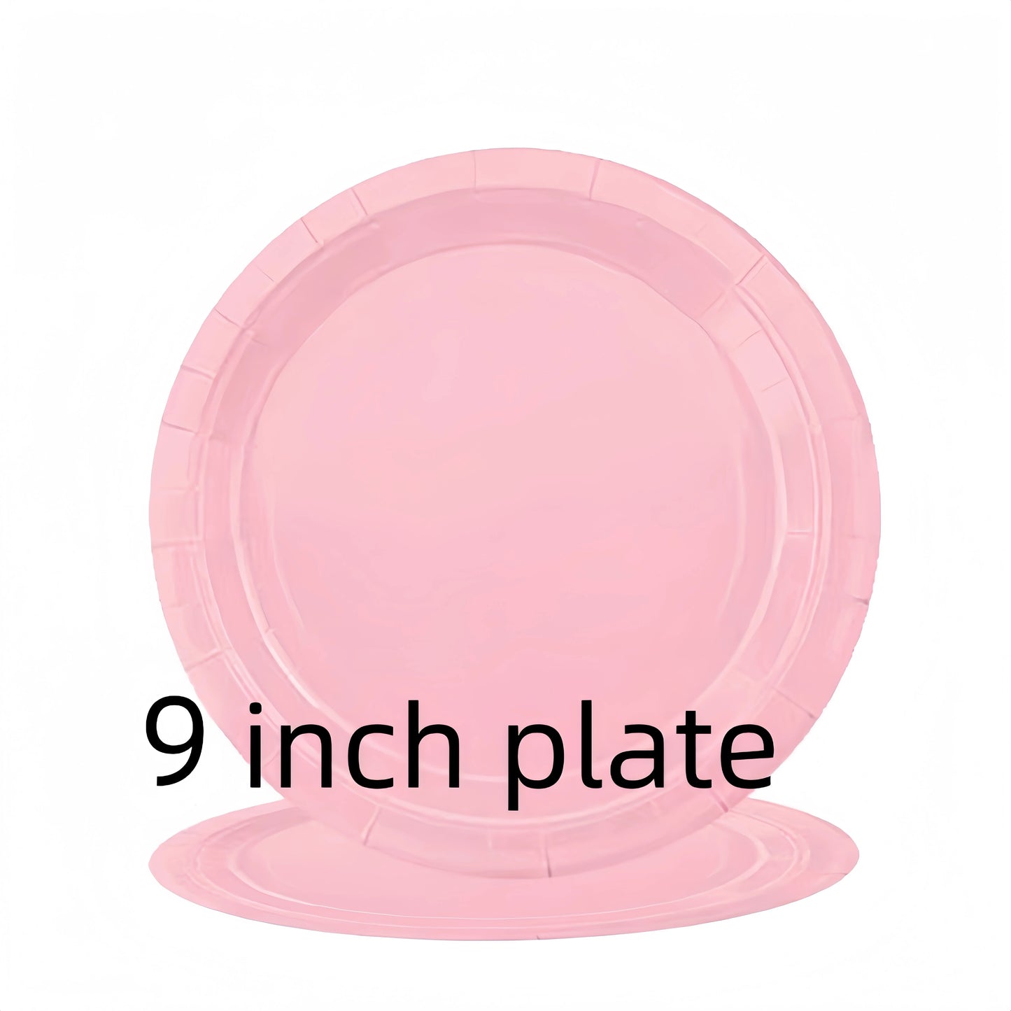 Light Pink Party Supplies Dinnerware Set Include Plates and Cups Tablecloth for Baby Shower Wedding Birthday Valentine's Day Good Vibrations