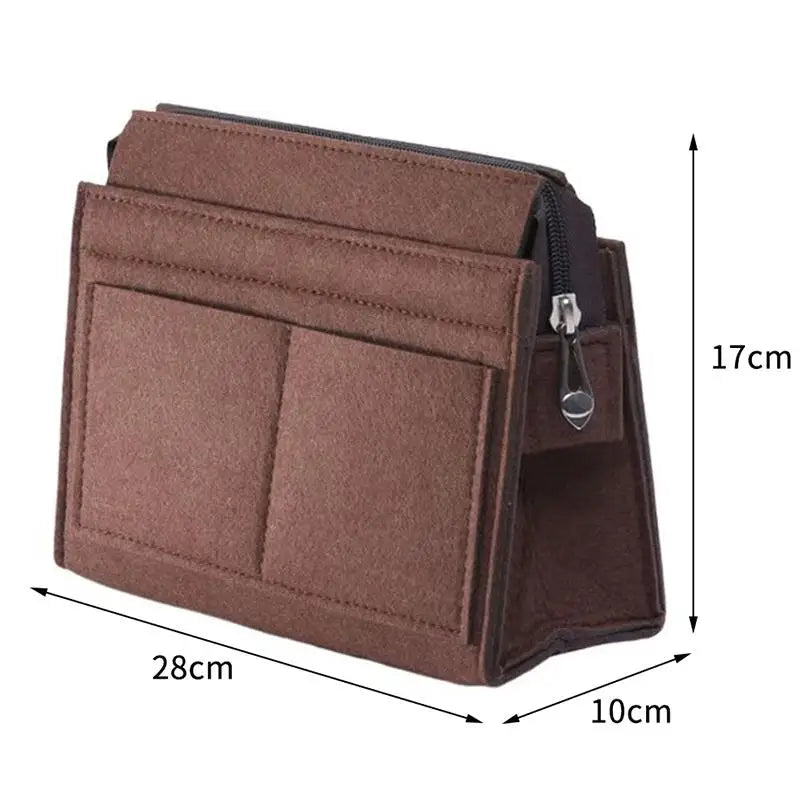 Purse Organizer Insert, Multi-Pocket Felt Bag Organizer For Handbag Tote Bag Purse Organizer Good Vibrations