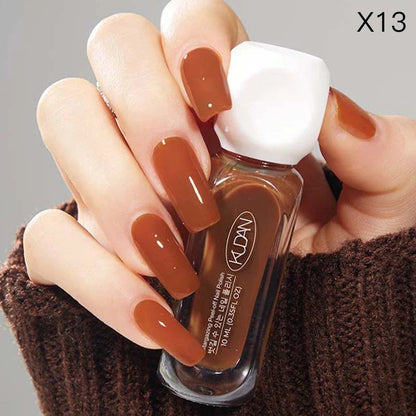 10ml Peel Off Water-Based Starry Nail Polish Fast Drying Long-Lasting Healthy And Brightening Effect No Need Lamp Cure Good Vibrations
