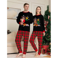 2025 Christmas Outfit Pajamas Family Matching Adult Kids News Xmas Pyjamas Clothes Set Baby Rompers Casual Sleepwear Family Look Good Vibrations