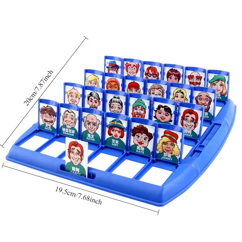 1 Set Guess Who I Am Gift Parent-Child Interactive Double Puzzle Gift Party Favors Good Vibrations
