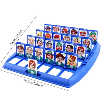 1 Set Guess Who I Am Gift Parent-Child Interactive Double Puzzle Gift Party Favors Good Vibrations
