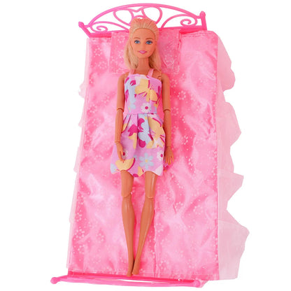 Doll House Furniture Bed Table Chair For 11.8inch 30cm Doll Plastics Cleaning Tools Accessories Mini Furniture Model Gifts Toys Good Vibrations