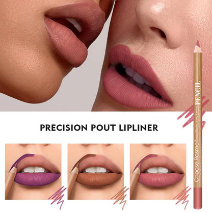 12 color lip enriching lipliner, lip moisturizing, three-dimensional fitting, light, thin, silky and clear lip liner Good Vibrations