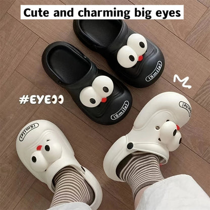 2/4Piece Fun Big-Eye Charms For Crocs & Sneakers - Transform Your Style With Diy Shoe Decor, Durable Pvc Accessories Good Vibrations