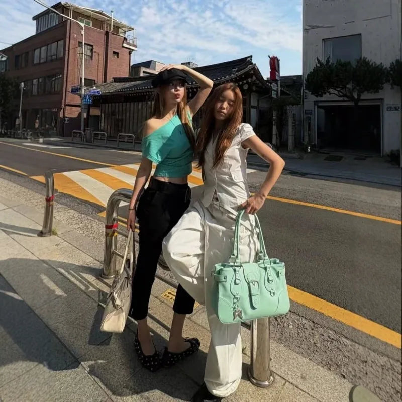 Fashionable Crossbody Bags for Woman Shoulder Bags Retro Purse and Handbags Designer Bag Woman Bag Сумка Женская Bolsas Feminina Good Vibrations
