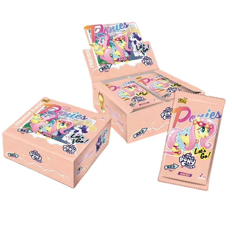 KAYOU Genuine New My Little Pony Friendship Eternal Star Bag 2 Rhythm Moon AR Gilded Decoration OR Collection Card Gift Good Vibrations