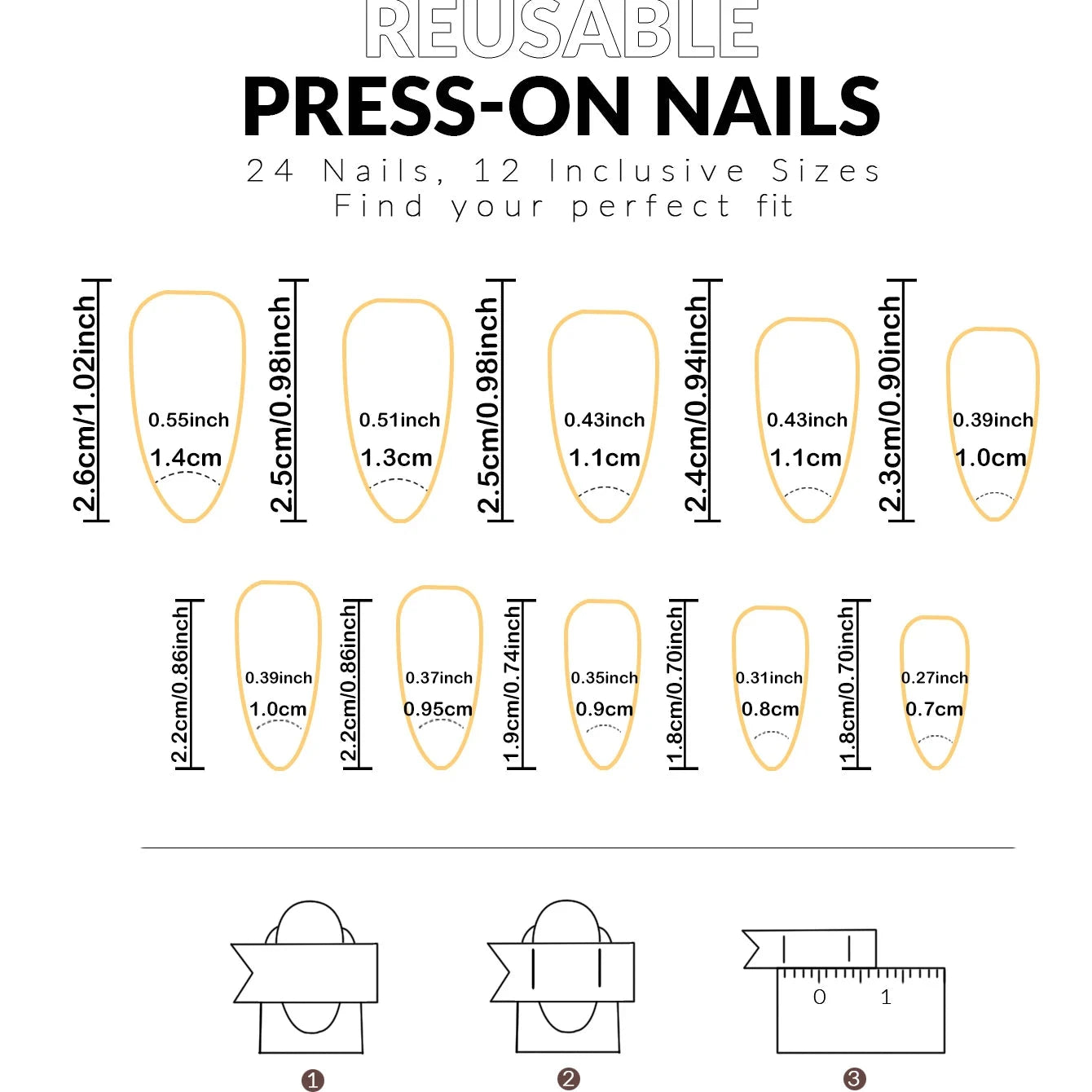 24PCS- white almond fake nails, red love pattern decoration, exquisite elegance, fashion generous, suitable for dating, dinner, Good Vibrations