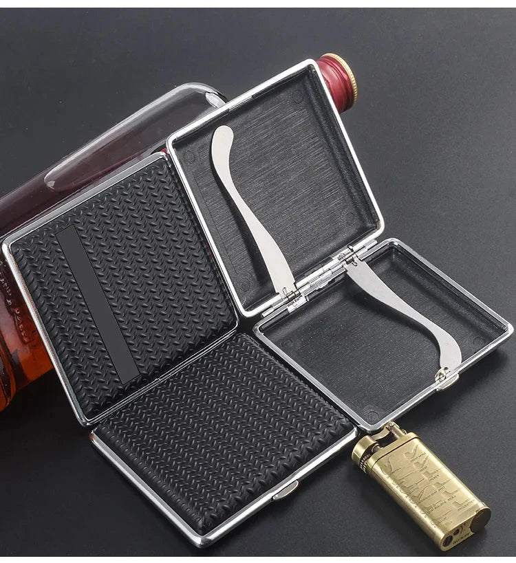 Fashion Cigarette Case 20pcs Metal Cigarette Holder Coarse Pack Anti-pressure Moisture-proof Portable Cigarette Case Good Vibrations Adult Super Store