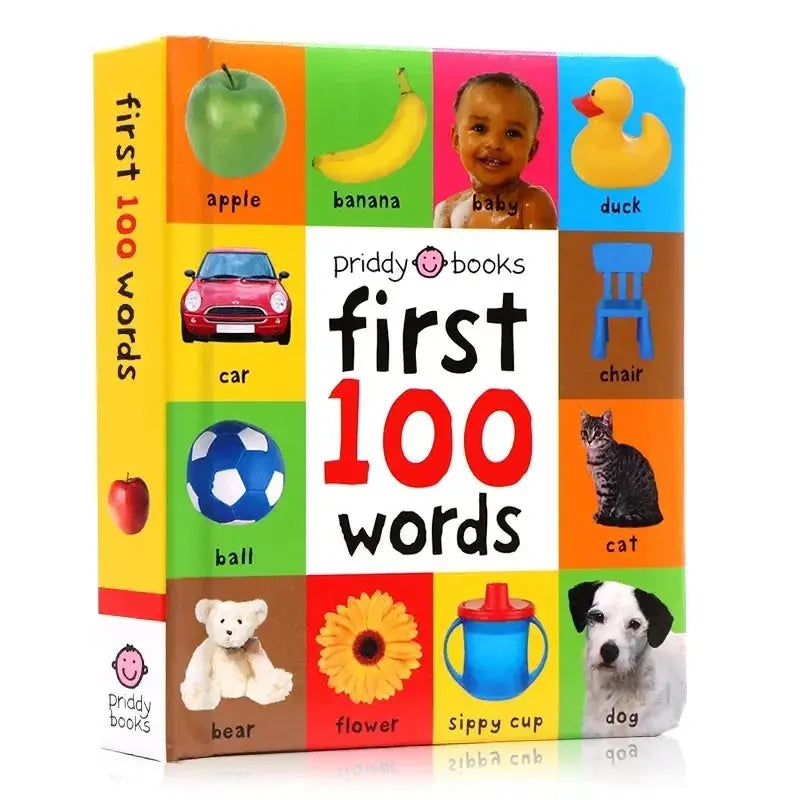 First 100 Words, Baby Children's books aged 1 2 3, English picture book libros Good Vibrations
