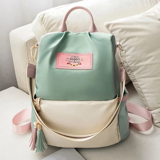 New High Quality Women's Shoulder Bag Large Capacity Oxford Cloth Bags Ladies Backpack Woman Color Tote Women Shoulder Backpacks Good Vibrations Adult Super Store