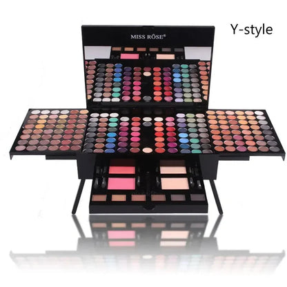 180 Colors Makeup Palette Gift Eyeshadow Powder Blush Lip Stick Cosmetics Kit Eye Primer Luminous Eye Shadow Palette Make Up Set Good Vibrations