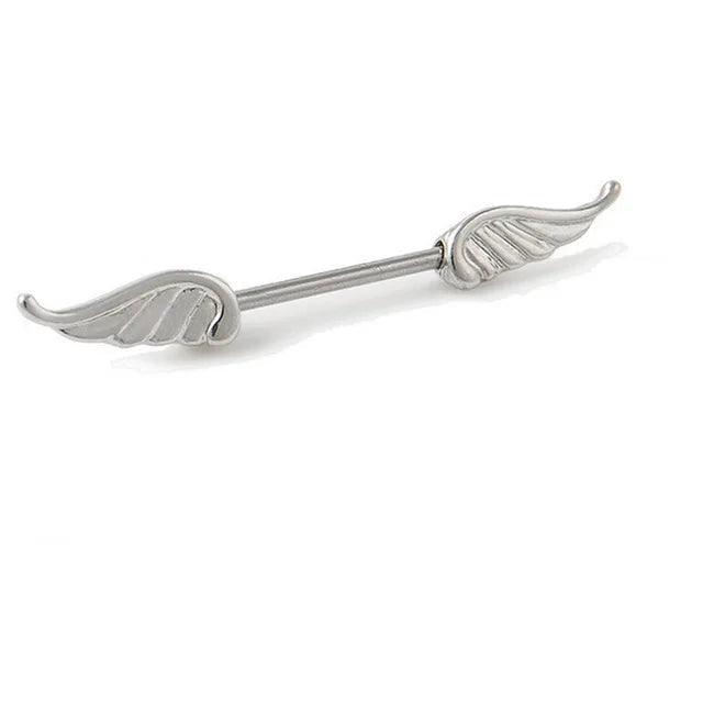 Straight Rod Snake Wing Nipple rings Breast Ring Heart Shaped Adjustable Nipple Piercing Human Jewelry Good Vibrations