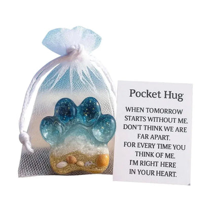 Ornament Pocket Hug Acrylic Figurine Acrylic Dachshund Cat Pocket Hug Token Beach-inspired Fox Wolf Ornament Keepsake For Loved Good Vibrations