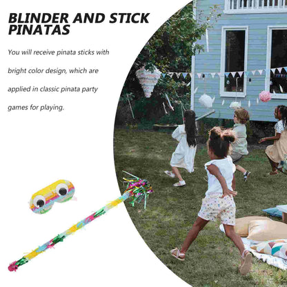 Eye Mask Stick Toys Festival Celebration Pinata Sticks for Pinatas Game Birthday Party Supply with Good Vibrations