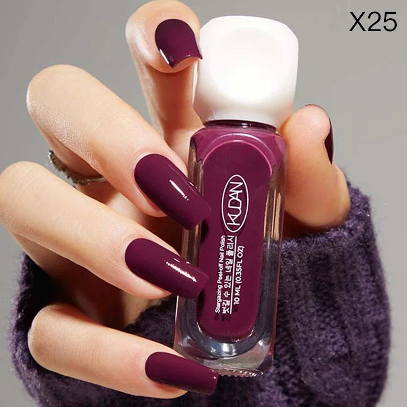 10ml Peel Off Water-Based Starry Nail Polish Fast Drying Long-Lasting Healthy And Brightening Effect No Need Lamp Cure Good Vibrations