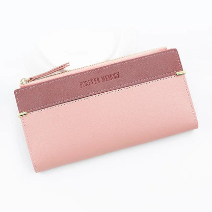 Long Purses For Women Wallet New Fashion Long Coin Purse Card Holder Small Ladies Wallet Female Hasp Mini Clutch billetera bolas Good Vibrations
