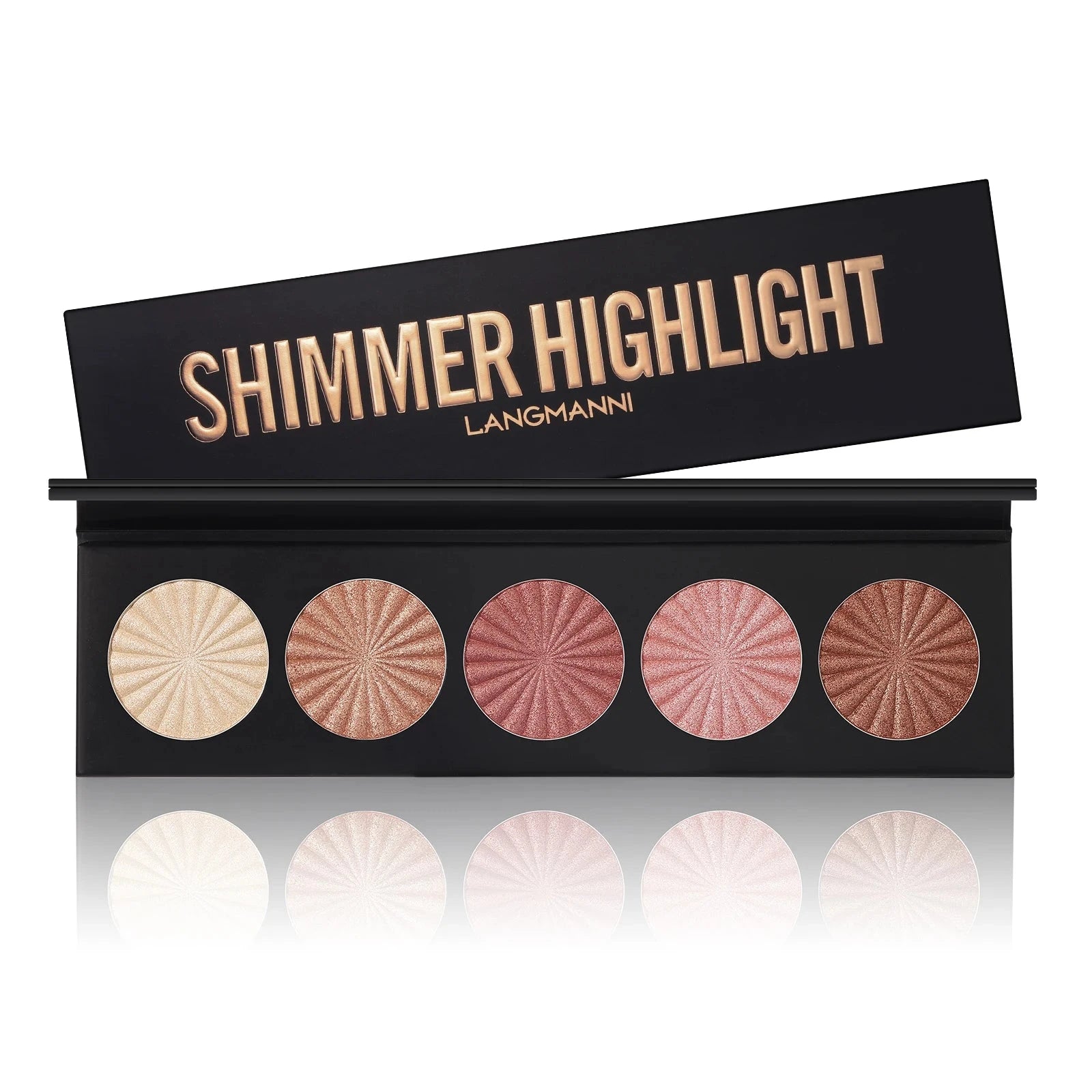 Highlighting and Contouring Palette 5 Colours All-in-One Makeup Palette Stereoscopic Natural Highlighting Makeup Palette Good Vibrations