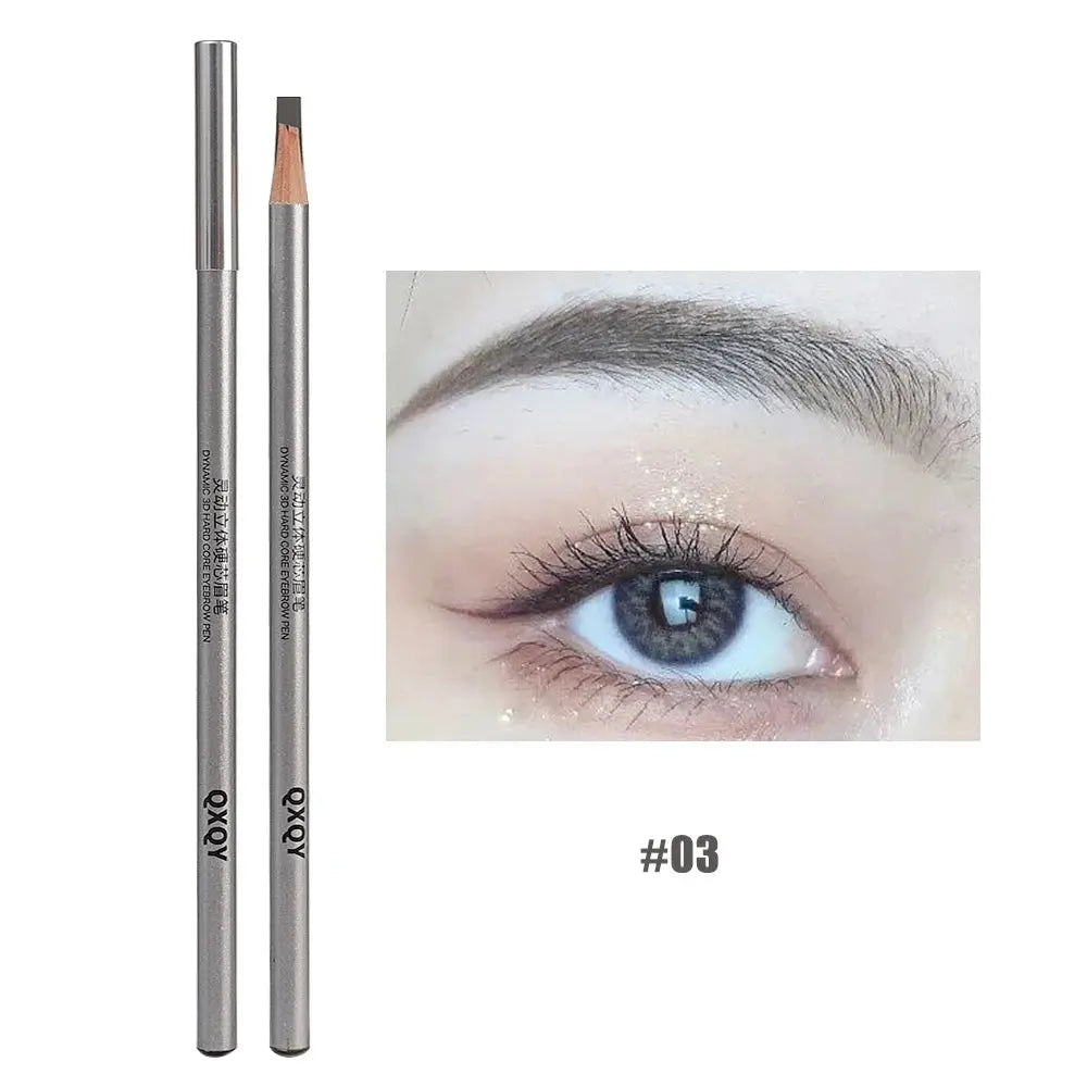 Natural Microblading Eyebrow Pencil Waterproof Eye Brow Enhancer Pen Long Lasting Eyes Makeup Tools Cosmetics Black Brown Gray Good Vibrations