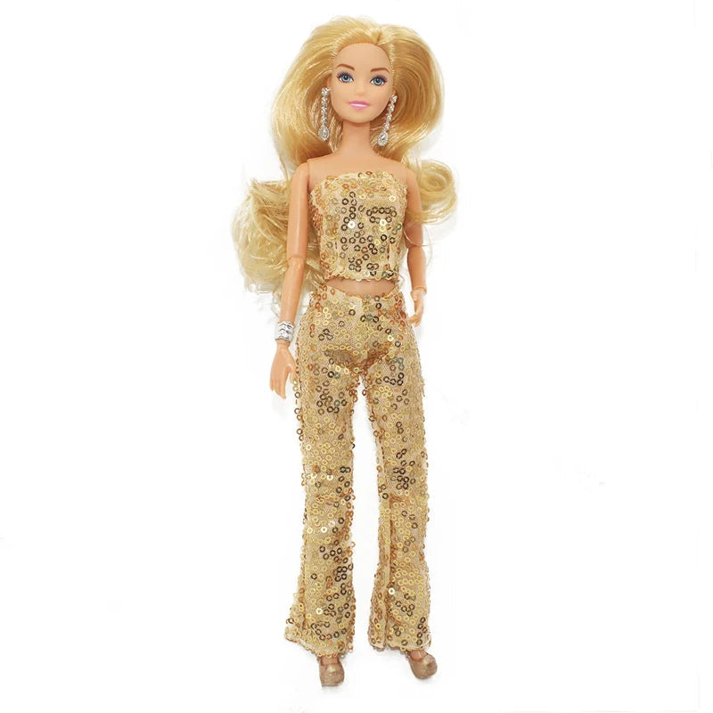 New 30cm Height Female/ Male Doll Couple Doll with Clothes Suit Dress Up Toys for Children Good Vibrations
