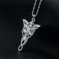 The Lord of the Rings Necklace Elf Princess Arwen Twilight Star Crystal Pendant Necklaces for Women Choker Jewelry Gift Good Vibrations Adult Super Store