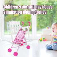 Toys For 1 Year Old Toys For 9 Year Old Boys Pretend Play Foldable Doll Stroller Toddler Learning Toy Girls' Imagination Booster Good Vibrations