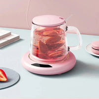 1PC Thermostatic Heating Coaster USB Home Heating Coaster 3-speed Adjustment Heating 55 Degrees Constant Temperature Good Vibrations Adult Super Store