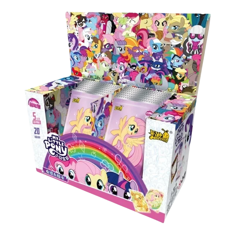 KAYOU Genuine New My Little Pony Friendship Eternal Star Bag 2 Rhythm Moon AR Gilded Decoration OR Collection Card Gift Good Vibrations