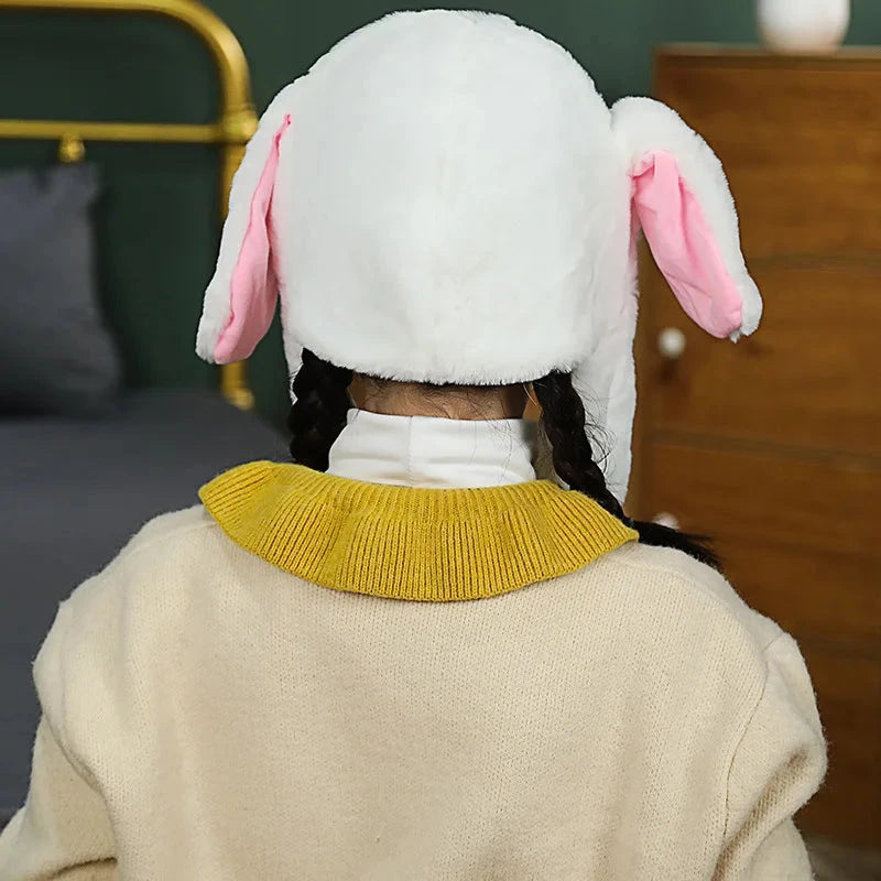 Hats For Autumn And Winter Warm Accessories Toys For Children Internet Celebrities Cute Rainbow Horses Small Rabbits Ears Hats Good Vibrations