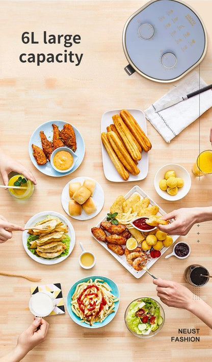 Air fryer, household high-capacity electric fryer, multifunctional electric oven, toaster Good Vibrations