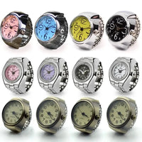 Fashion Rings Finger Watches for Women Men 2025 Fashion Party Quartz Watches Unisex Couple Rings Jewelry Gifts Good Vibrations