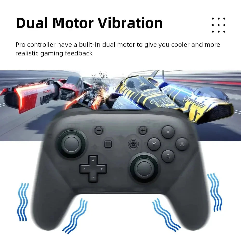 Joy Pad Switch Pro Controllers Compatible with Switch/OLED/Lite,Wireless Switch Controller Somatosensory and Immersive Vibration Good Vibrations