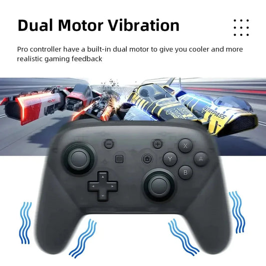 Joy Pad Switch Pro Controllers Compatible with Switch/OLED/Lite,Wireless Switch Controller Somatosensory and Immersive Vibration Good Vibrations