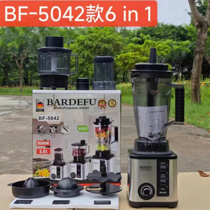 220V- 3L 6 in 1 Blender Stainless Steel Large Capacity Cut Vegetables and Shreds Icebreaker Salad Grinder Meat Grinder Juicer Good Vibrations