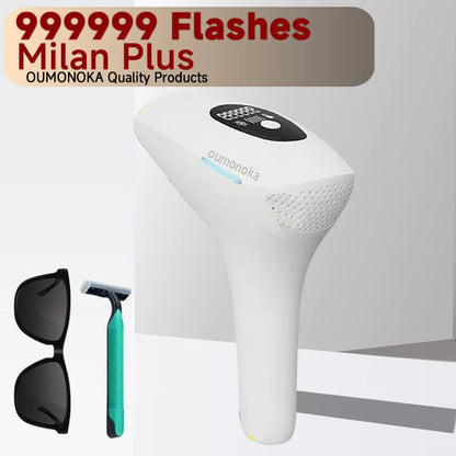 IPL Hair Removal Device 999999 Flashes  Permanent Epilator Body Treament Home Use for Women Men Facial Shaver Cutting Machine Good Vibrations