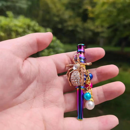 8cm colorful spider shaped metal cigarette holder Good Vibrations Adult Super Store