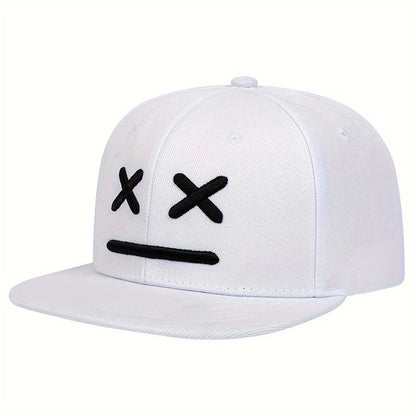 Fashion XX Smiling Face Embroidery Baseball Cap Cotton snapback Hats Adjustable Hip Hop Sport Hats Men Women Outdoor Sun hats Good Vibrations